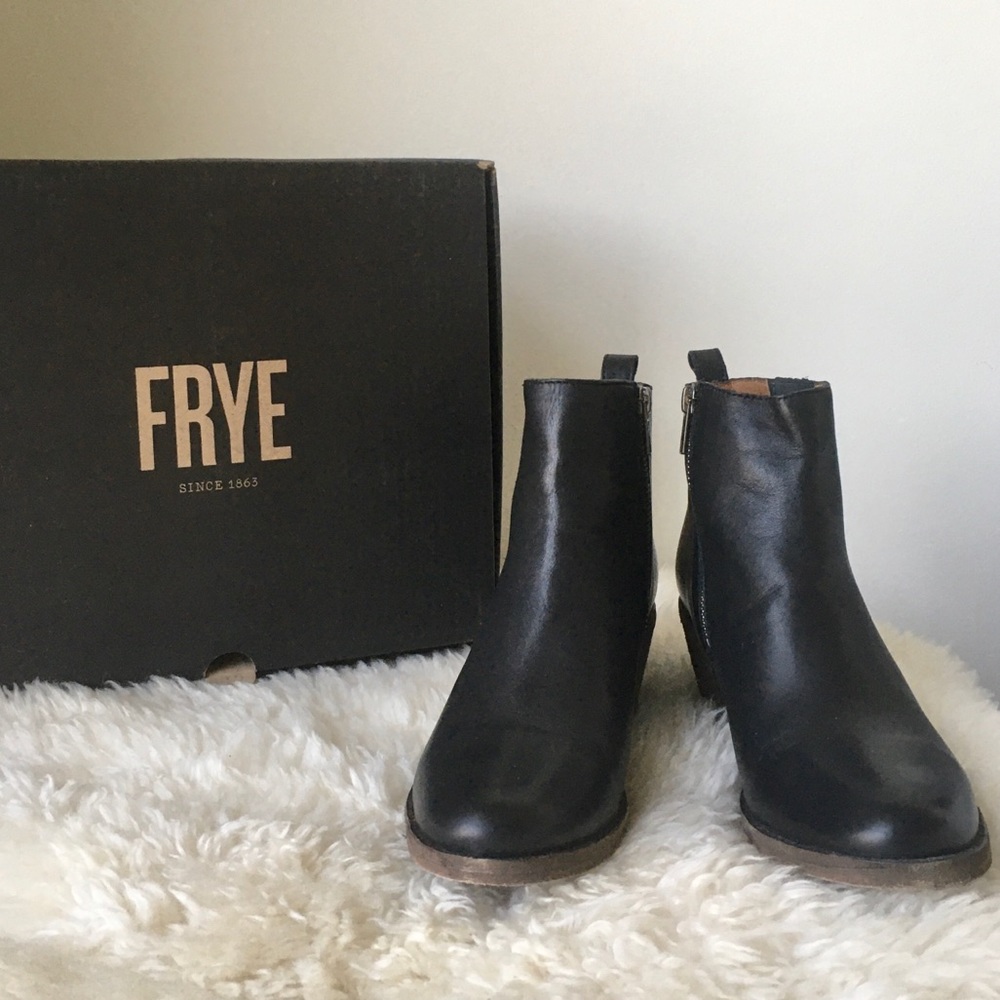 Frye Alton Chelsea Boot Black 8 Leather